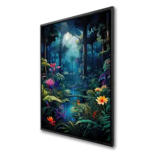 Pictorem C1FC2436H0DAT8 24 x 36 in. The Beauty of Nature - Orange Framed Canvas Wall Art for Home Decor