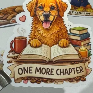 12PC Golden retriever, sticker pack stickers- Pup Stickers| Dog Lovers | Want your own pup turned into a sticker? Message me a photo of your dog and I’ll create a custom design just for you