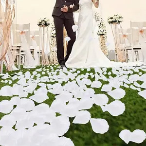 1000pcs Realistic Rose Petals, Artificial Silk Flower Petals, Decorative Wedding Fake Roses, Romantic Decor for Engagement, Proposal, Celebrations, Wedding Decorations
