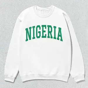 Nigeria Sweatshirt Collegiate Crewneck Sweater Unisex Green