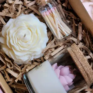 Custom candle gift box