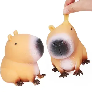 Cute Water Buffalo Rubber Toy, Stress Ball, Quick Bounce, Durable, Unique Animal Design, Perfect Party Gift, Holiday Present, Halloween & Christmas Fun, Stress Ball Without Net