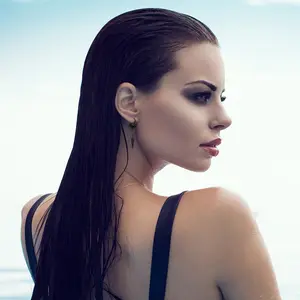 OIDEA Spike Rivet Tassel Chain Ear Cuff Earrings Stainless Steel Hip Hop Gothic Punk No Piercing Drops for Men Women Black