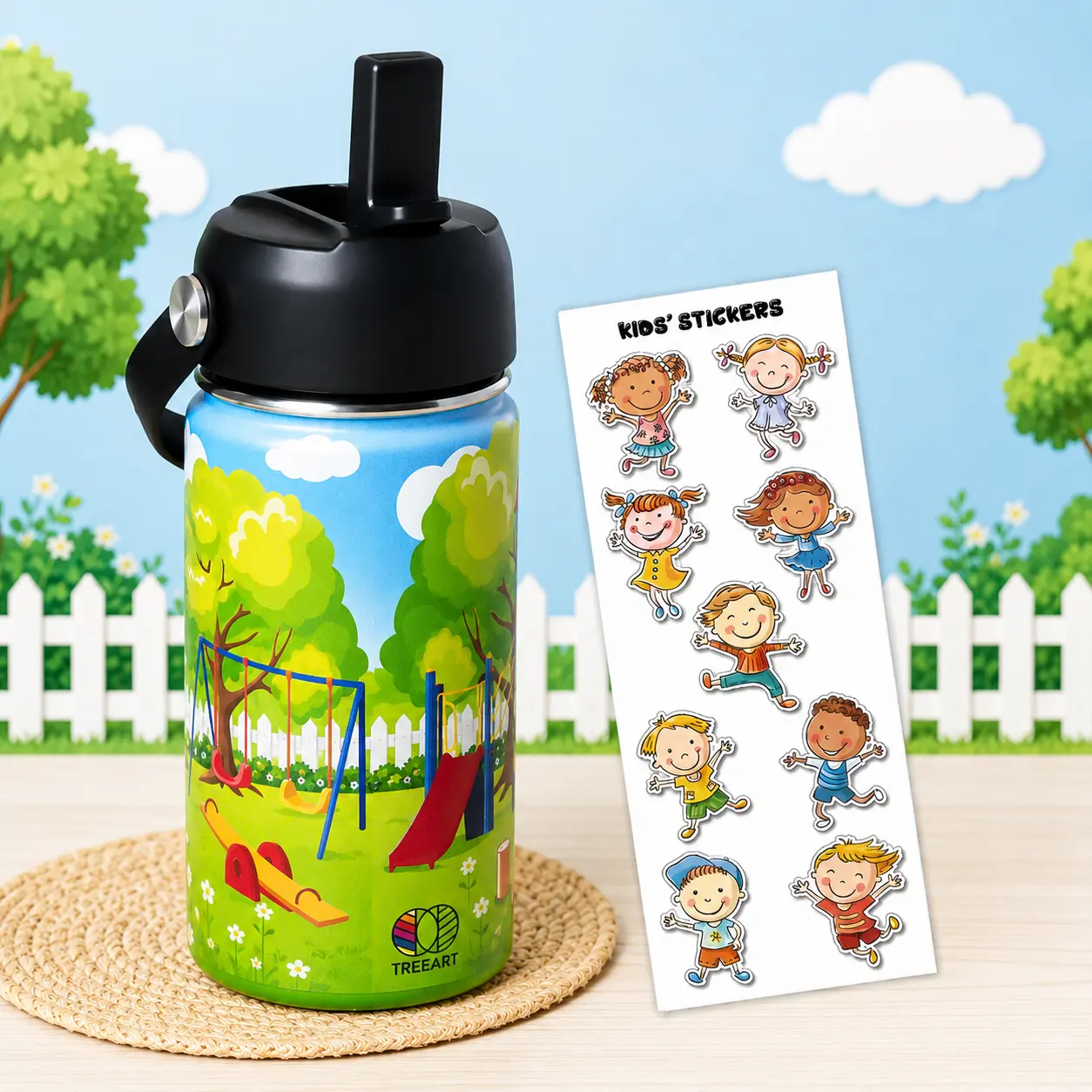 Kids Water Bottle | Playground Pals