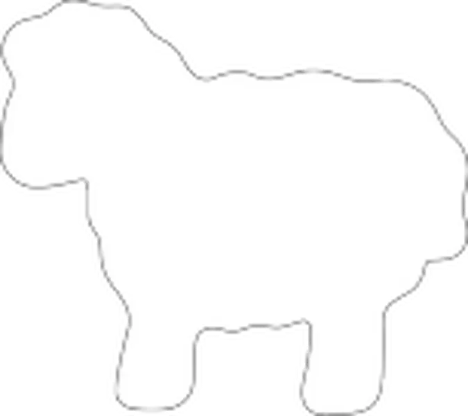 SHAPES ETC. Adhesive Sticky Shape Notepad - Sheep/Lamb, 3" x 3", 50 Sticky Sheets, Great for Self Reminders, Magazine & Book Markers