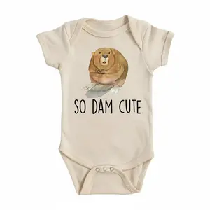 Beaver Dam Cute - Baby Boy Girl Clothes Infant Bodysuit Funny Cute Newborn