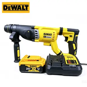 DEWALT 263- 26mm SDS-Plus Rotary Hammer，0-950 RPM 0-3600 BPM 3-Mode Selector，Mechanical Clutch Eliminates High‑Torque Kickback for Drilling Anchor Holes into Concrete Brick Masonry，Professional  Fastening Tool