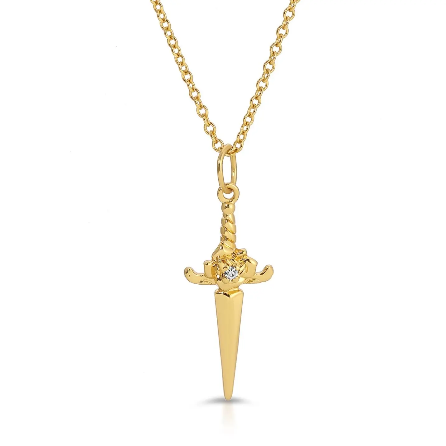Resilient Dagger Necklace - Elegant Design with Durable Material, Ideal for Everyday Wear
