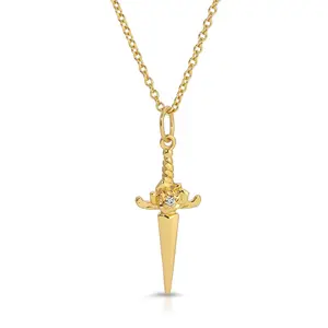 Resilient Dagger Necklace - Elegant Design with Durable Material, Ideal for Everyday Wear
