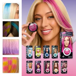 Splat Hair Chalk Temporary Color, Easy Glide-On Wash-Out Hair Dye, 10 Vibrant Shades, 0.12 oz