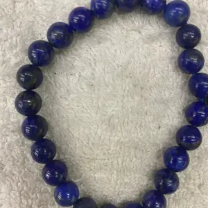 Natural Lapis Lazuli Beaded Stretch Bracelet