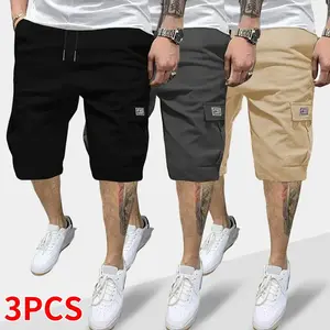 Men’s summer cargo shorts — “Fashion” label, multiple pockets, utility work bottoms, lightweight breathable casual hiking shorts, outdoor army-style combat shorts, loose fit for everyday wear