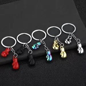 Creative Boxing Glove Design Keychain, 3D metallic Keychain, Stylish Keychain, Cool Keychain for Bag & Phone, Suitable for Bag Pendant & Mobile Phone Pendant