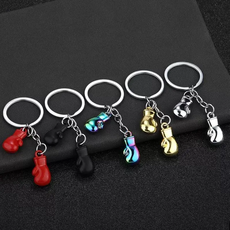 Creative Boxing Glove Design Keychain, 3D metallic Keychain, Stylish Keychain, Cool Keychain for Bag & Phone, Suitable for Bag Pendant & Mobile Phone Pendant