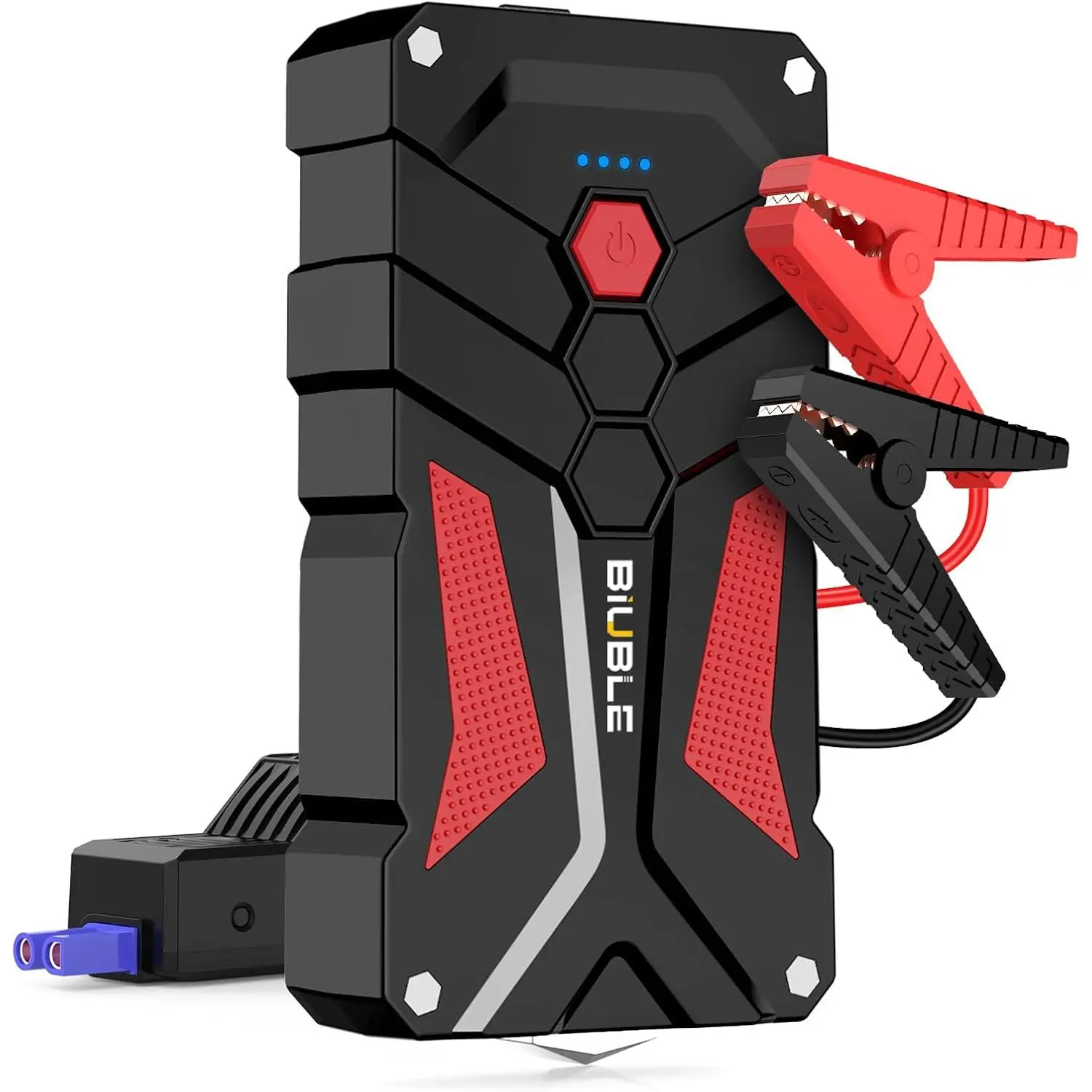 5000A Peak 12V Car Jump Starter Auto Battery Booster Pack 7.0L Gas 5.5L  Diesel Lithium Jump Box with USB-C Quick Charge LED Light - TikTok Shop