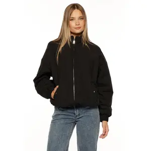 Ace Black Oversized Puffer Jacket