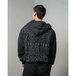 Zip Up Hoodie (Black) Noel Deyzel Merch
