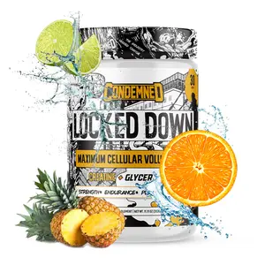 Condemned Labz Lockdown - Creatine Performance Complex - Creatine Monohydrate, Glycersize Glycerol, Taurine - Enhance Cellular Hydration, Improve Energy Production, Boost Stamina & Endurance - 30 Servings