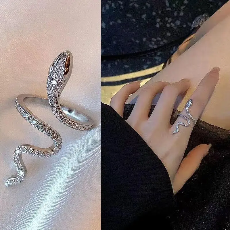 Snake Rings for Women Stackable Adjustable Vintage Serpent Medusa Party Daily Fashion Jewelry Gifts summerwins