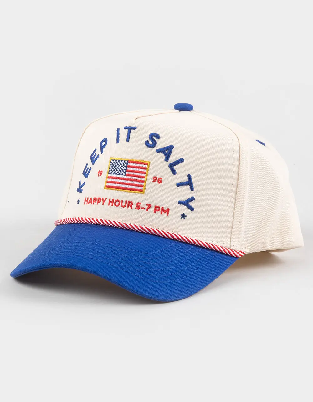 KENZ KUSTOMZ Keep It Salty Womens Snapback Hat, Royal