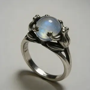 Vintage fantasy animal style, double frogs holding pearls design, mysterious vintage atmosphere, handcrafted textured aged silver ring, bohemian style, clothing accessories full of natural characteristics, punk-style animal-shaped ring, a gift for her.