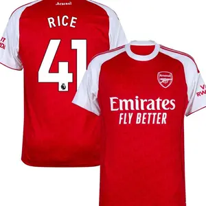 Soccer Fan Home Jersey Shirt – Red Colors Available – Athletic Football Apparel