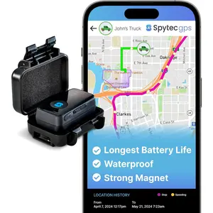 GPS Mini GPS Smart Tracker for Vehicles, Cars, Trucks, Loved Ones, GPS Tracker Device for Kids & Weatherproof Magnetic Case, Unlimited Updates, Real-Time GPS Tracking, USA Made Tech