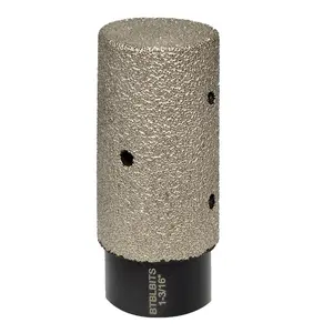 Diamond Finger Milling Bit Diameter 1-3/16" (30mm) x 5/8"-11 Thread for Tile Grinder Enlarging Polishing Holes for Porcelain Ceramic Granite Marble Tiles Countertop Masonry Stone Diamond Grinding Bit