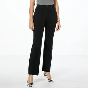 Christian Siriano C Wonder by Christian Siriano Ponte Knit Pull-On Flared-Leg Pant