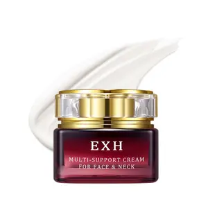 EXH Multi-Support Cream for Face & Neck - Firming Lifting & Brightening Care with Moisture & Hydration for Radiant Skin-A