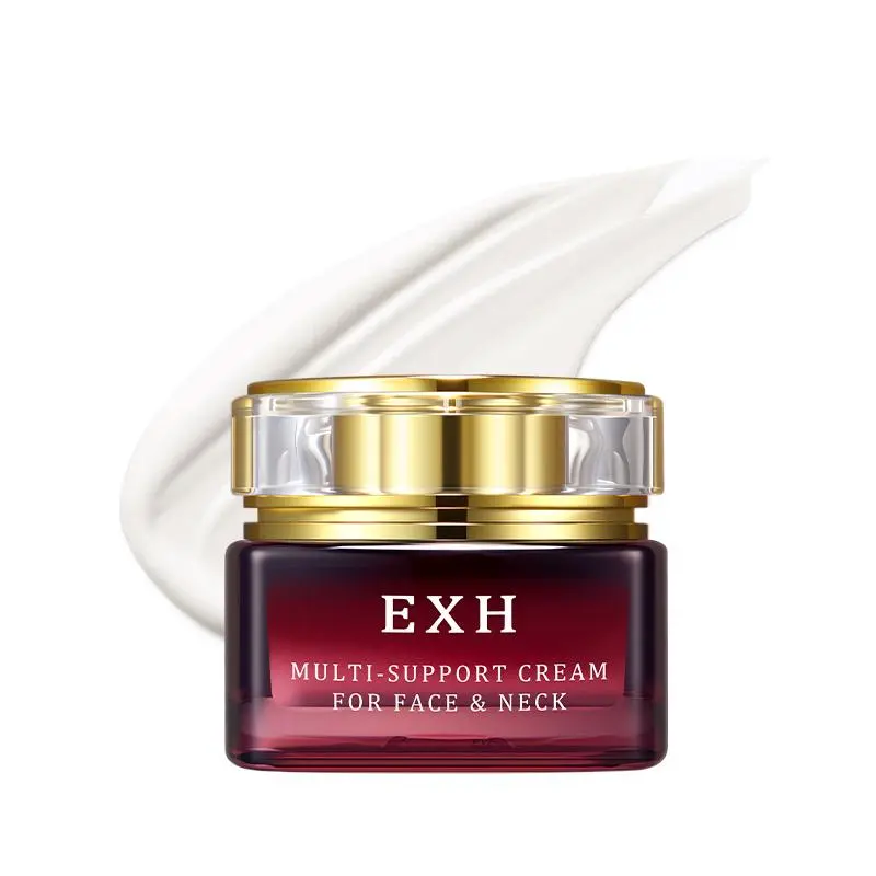 EXH Multi-Support Cream for Face & Neck - Anti-Aging, Firming, Brightening, Moisturizing, Hydrating, Gentle Formula for Radiant Skin Care-A