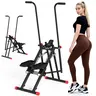 RELIFE Vertical Climber Step Machine - Home Workout Gear, Space-Saving Compact Durable Steel Frame Exercise Equipment, Silent Operation, 3 Resistance Levels, Adjustable Handle, 350 lbs Capacity, Built-in Tablet Holder, All-Height Fit, Home Gym Essential