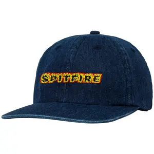 Spitfire Wheels Hat Flame Script Strapback Denim