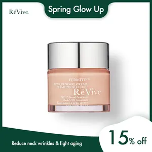 【Spring Glow Up】RéVive Fermitif Neck Renewal Cream - Neck and Décolletage Tightening Cream - Broad Spectrum SPF 15 Sunscreen - Anti-Aging, Reduces Fine Lines & Smooths Skin(75 ml/2.5 oz)