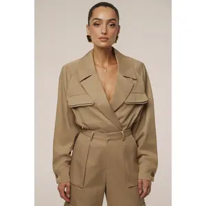 Tan Structure Theory Bodysuit