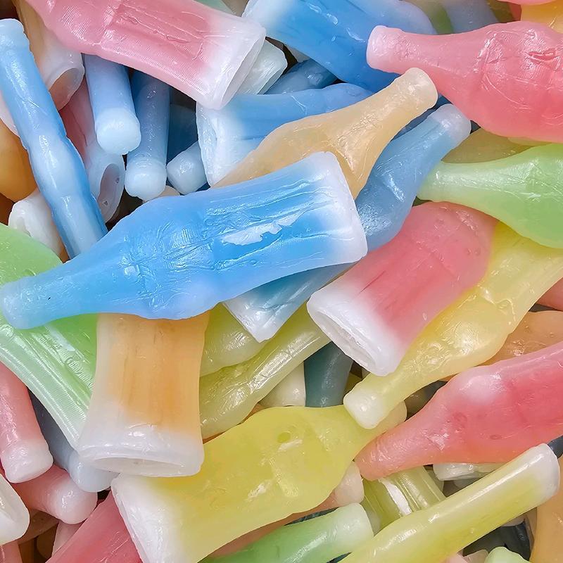 Nik-L-Nips Vintage Wax Bottle Candy Drinks Filled with Flavored Syrups (Cherry, Orange Lemon, Blue Raspberry, and Green Apple Flavors) tiktok viral candy Pieces Of Gummies Variety Gummy Mix