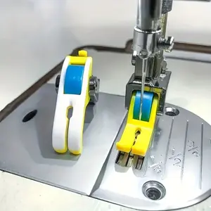 Plastic Roller Flat Car Presser Foot, Teflon Wear-Resistant, Narrow Version, Thick and Thin, Universal Roller Foot, Sewing Accessories