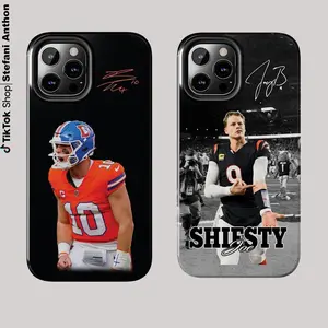 Vintage Design Nix Burrow Phone Case, Protective Cover Joe Bo Suitable for iPhone 17/16/15/14/13/12/11 Pro Max/Plus and  Samsung Galaxy S23FE/22/23/24/25