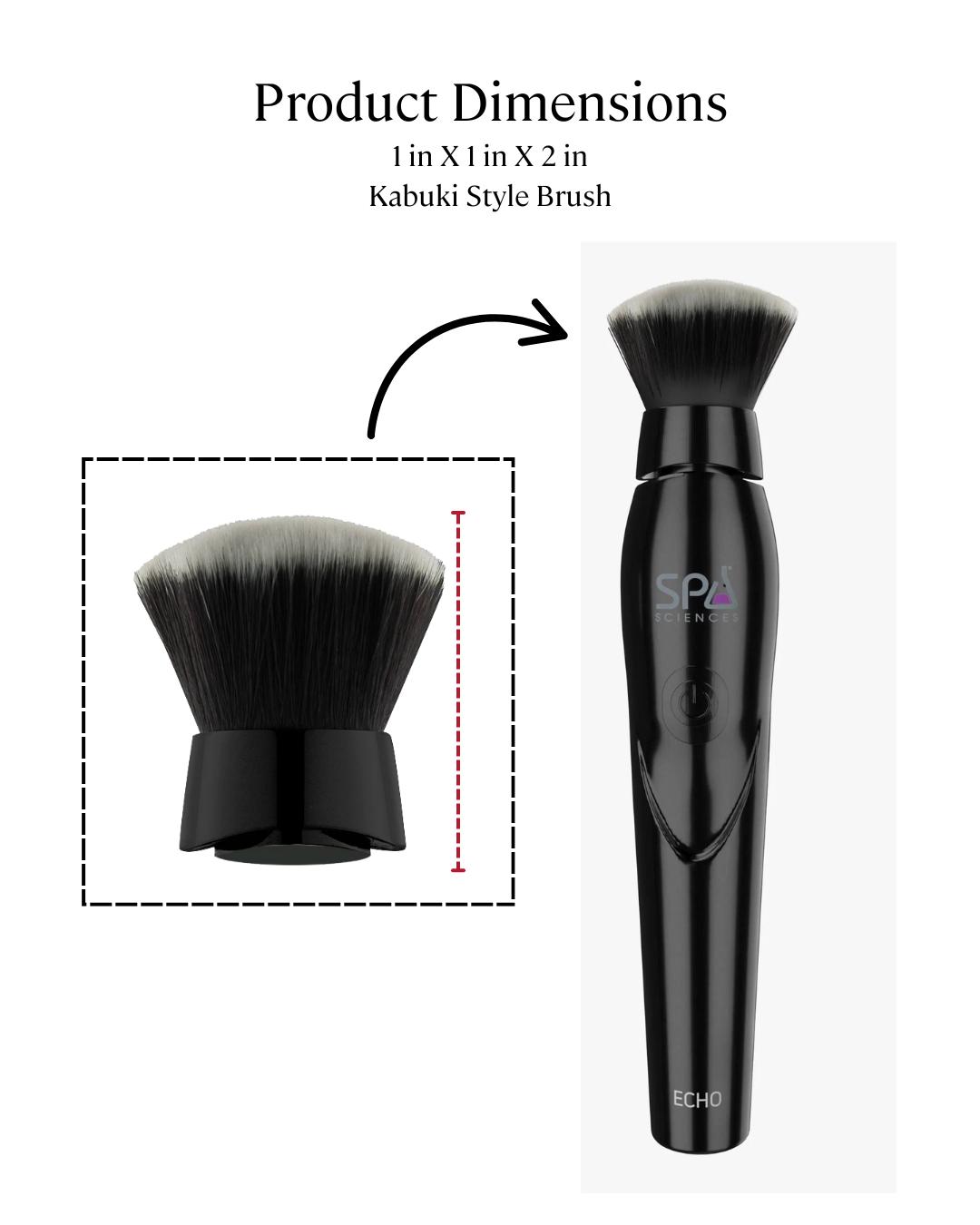 ECHO Antimicrobial Replacement Kabuki Style Brush Head