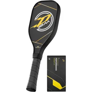 T700 Carbon Fiber Pickleball  Paddle, 5.9" Elongated Handle & 16mm Sweet Spot Hexa Polymer Core, Practice Paddle for Control/Accuracy, Pickleball Racket for  Players(15" x 5.1")