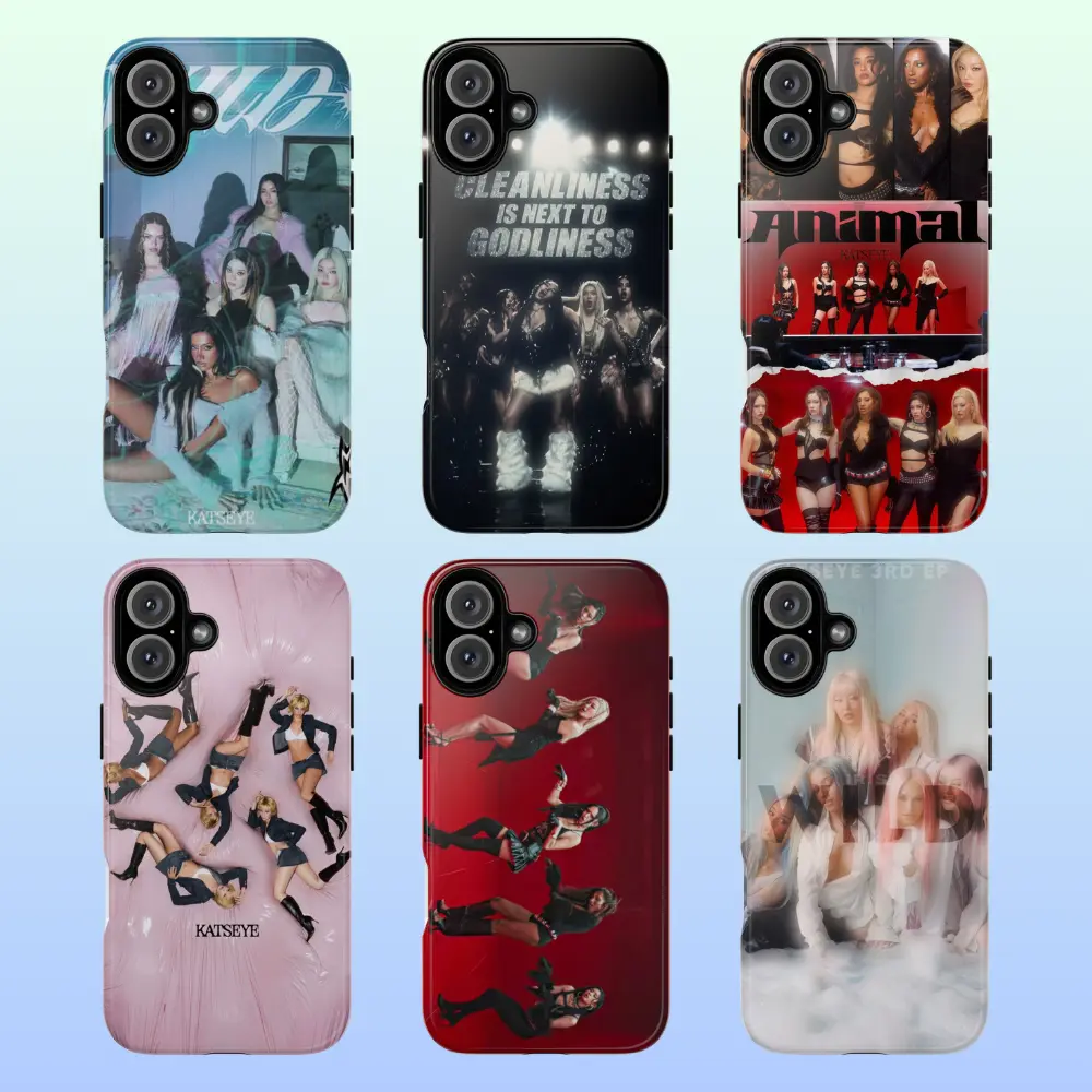 Kattseye Phone Case, Girl Group Tour Case Cover for iPhone 17, X, 11, 12, 13, 14, 15, 16 Series & Galaxy Series
