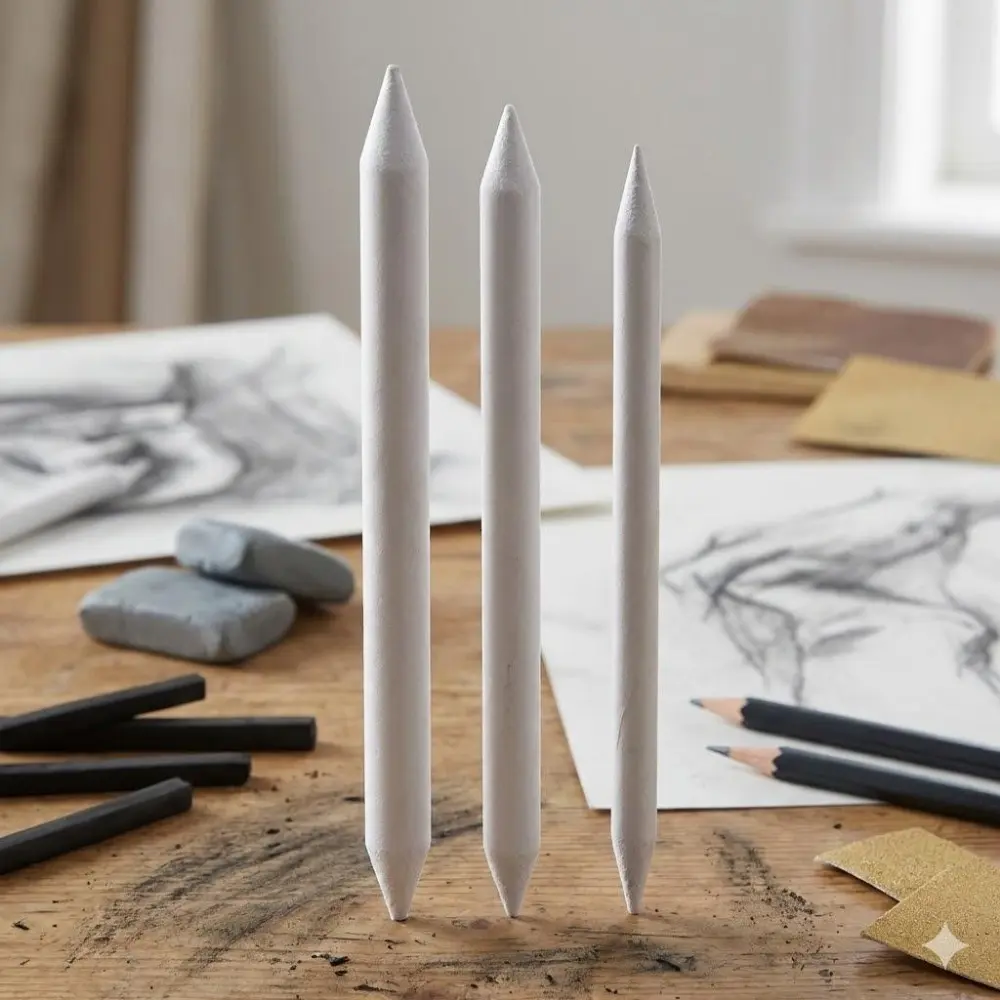 Professional Art Student Sketch Blending Pencils Set: Anti-Slip Grip, Smudge-Proof Blenders, Non-Fading Design, Premium Blending Tools for Drawing, Sketching, Portable Art Supplies for Journal & Fieldwork