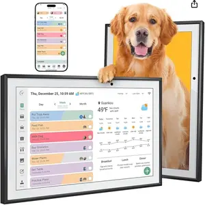 Digital Calendar 10.1 Inch   Family Planner with Chore Chart Display, IPS   Screen with WiFi App Control, Share Photos, Videos and Sound Reminder, Gifts for Women Men, Gifts for Mom Dad, Desk Calendar Refills