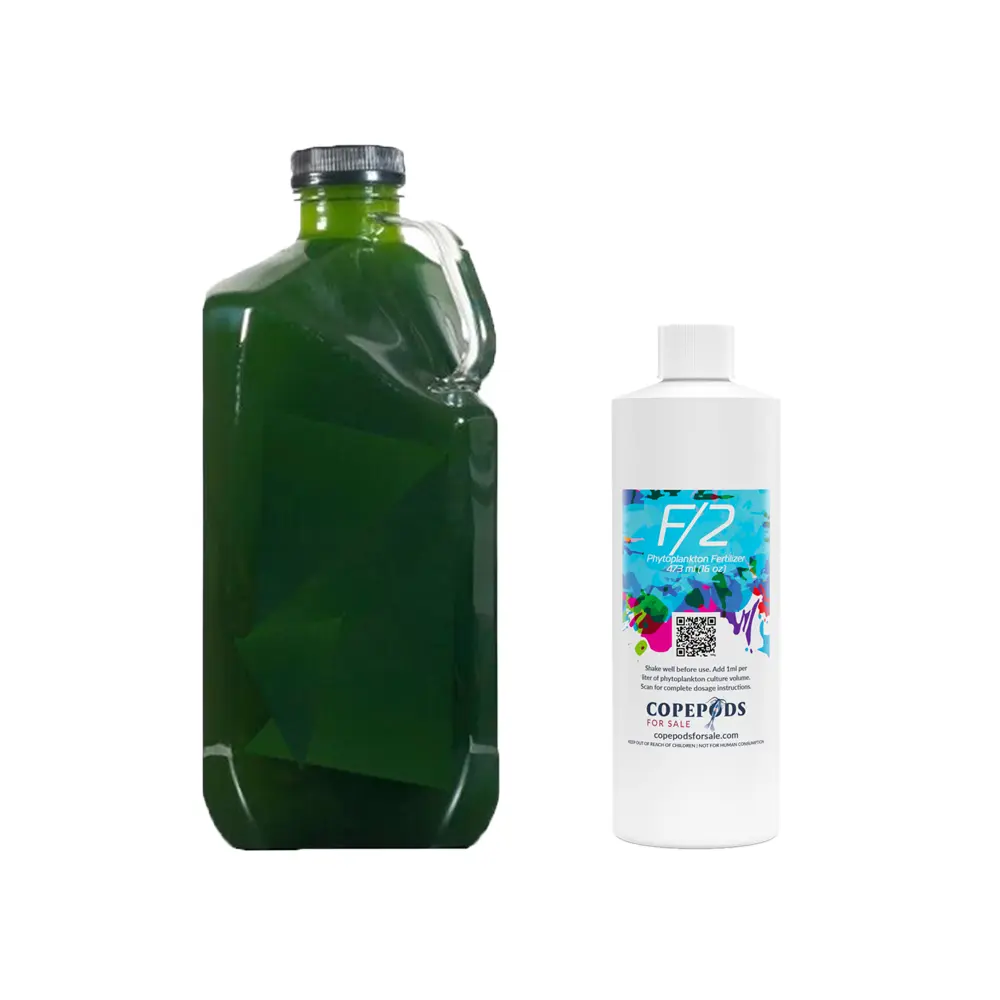 32oz Freshwater Phytoplankton + 16oz F2 Fertilizer Culture Kit | Fast Free Ship!