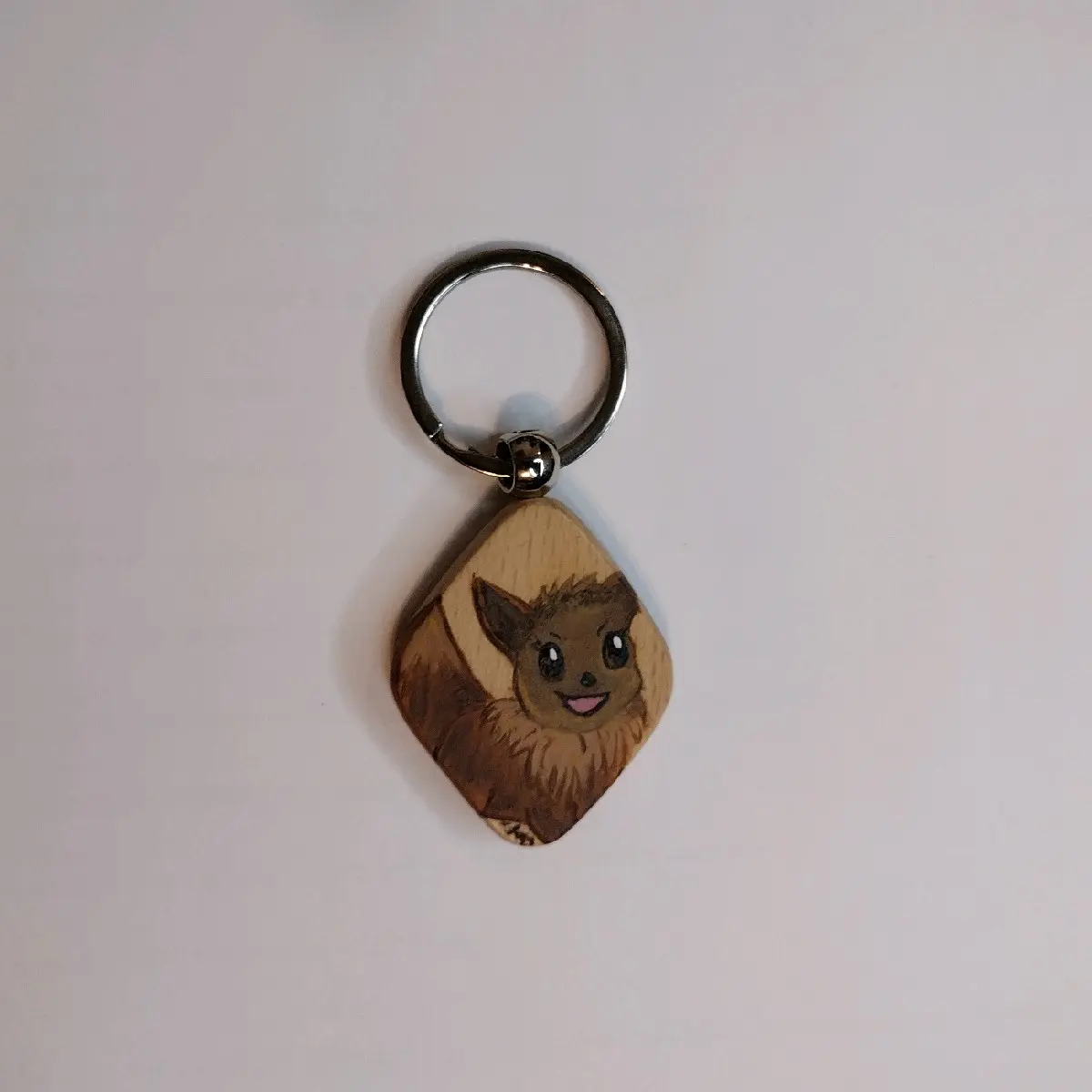 Eevee Wood Keychain