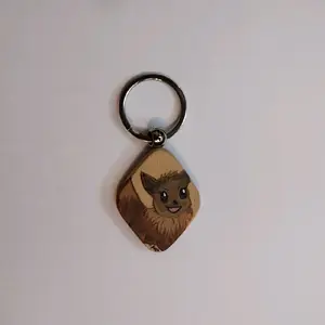 Eevee Wood Keychain