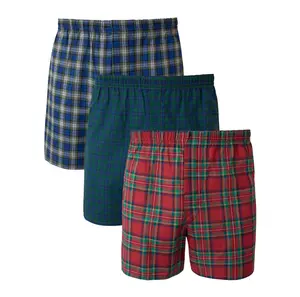 Hanes Men's Woven Boxers, 3 Pack Hanes Men's Woven Boxers, 3 Pack