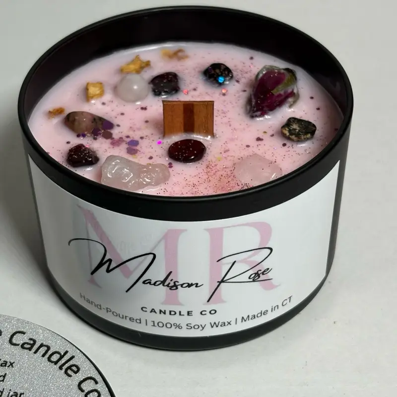 Love Spell Candle - Scented with the famous scent - Hand Poured 100% Soy Wax Jar