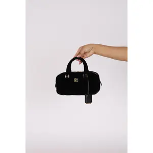 Pre-owned miu miu Designer Handbag/Wallet Arcadie Matelasse Velvet Bag Drop 29