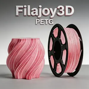 Filajoy3d Petg 3D Printer Filament 1.75mm 1kg, High Speed Up to 300mm/s, Strong New Formula, Excellent Layer Adhesion, No Deformation